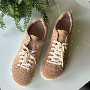 Birkenstock Beige Perforated Women's Sneakers